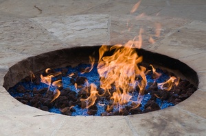 What do you think of when you hear the words, “outdoor fireplace”?